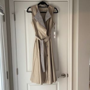 Calvin Klein trench coat dress